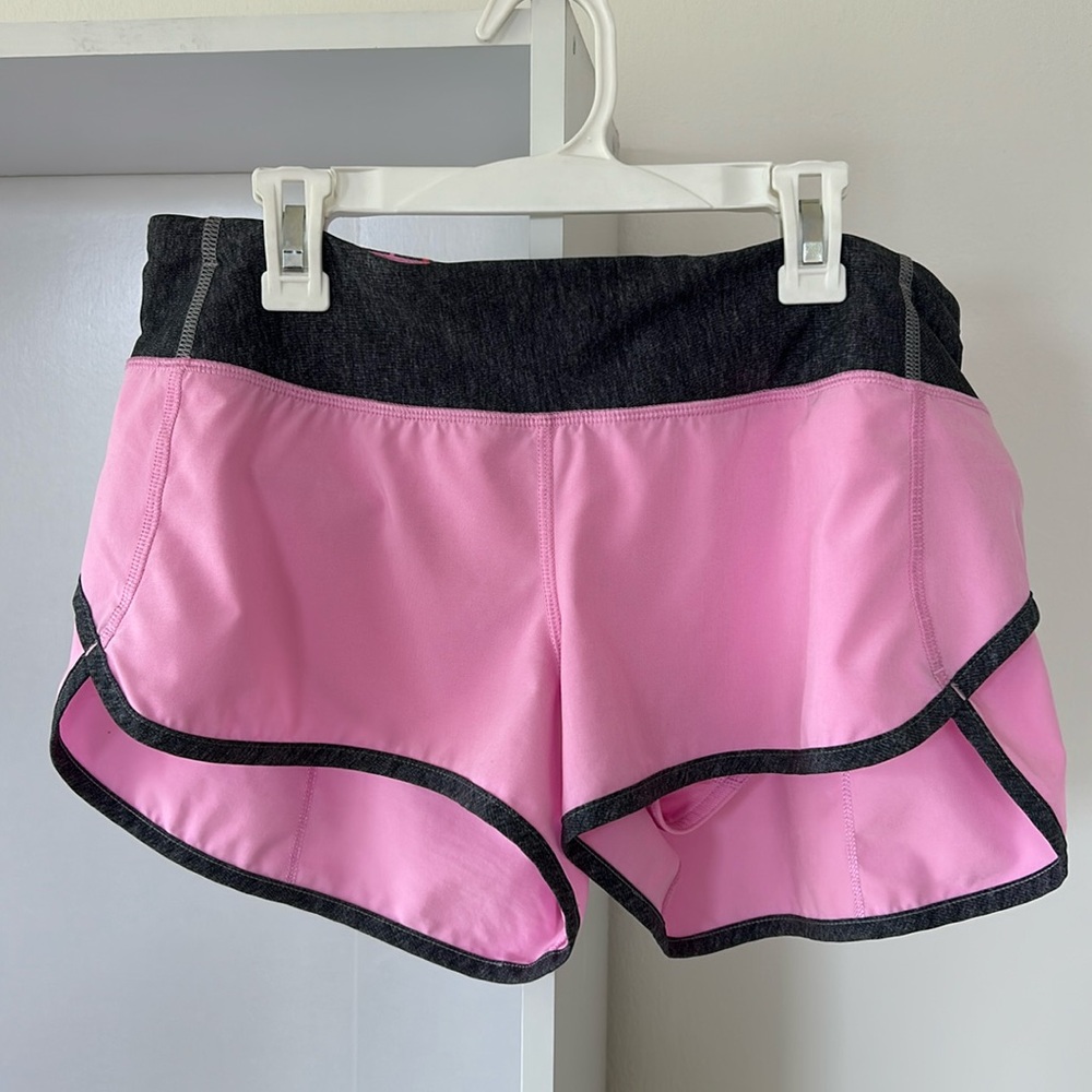 Light Pink and Grey Lululemon Shorts